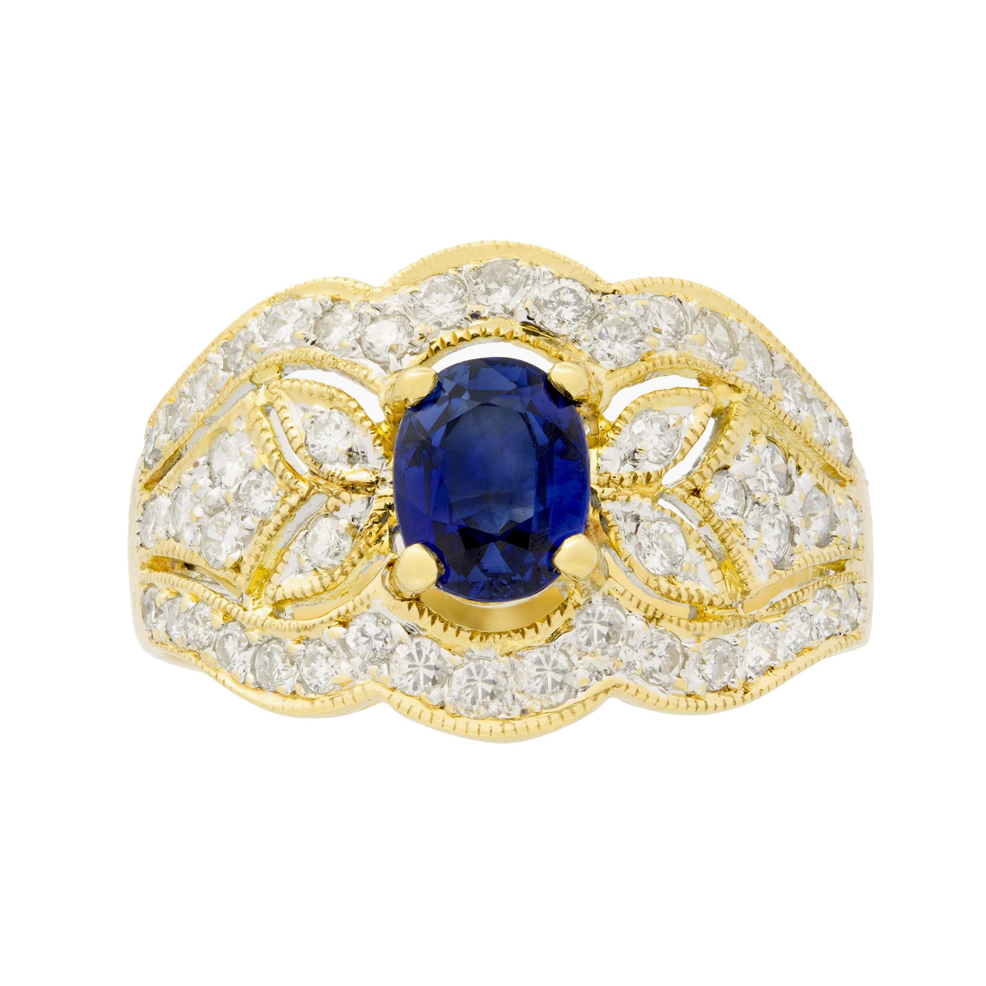 A Sapphire And Diamond Panel Ring – Bentley & Skinner – The Mayfair ...